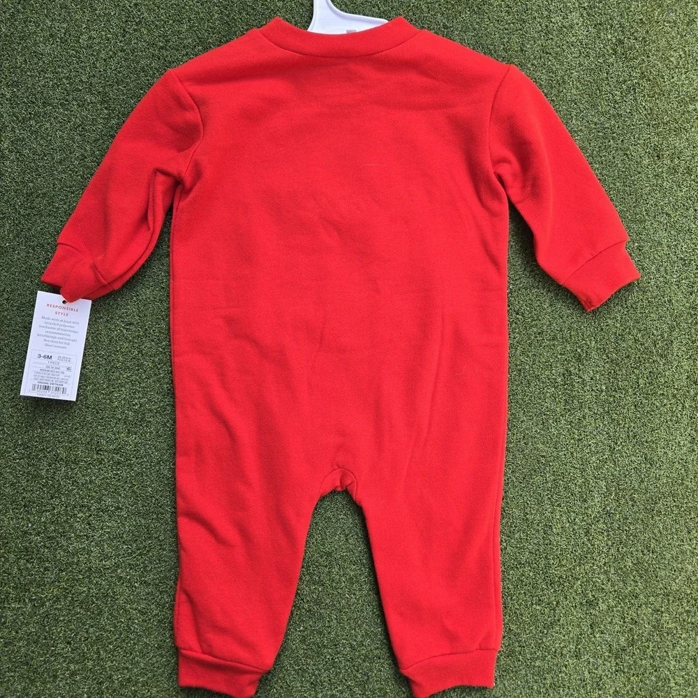 Cat & Jack One Piece Outfit Baby Very Merry 3-6 Months